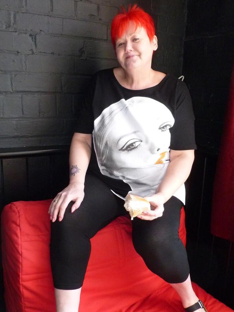 20P Aged redhead Valgasmic Exposed has her tits played with after being restrained