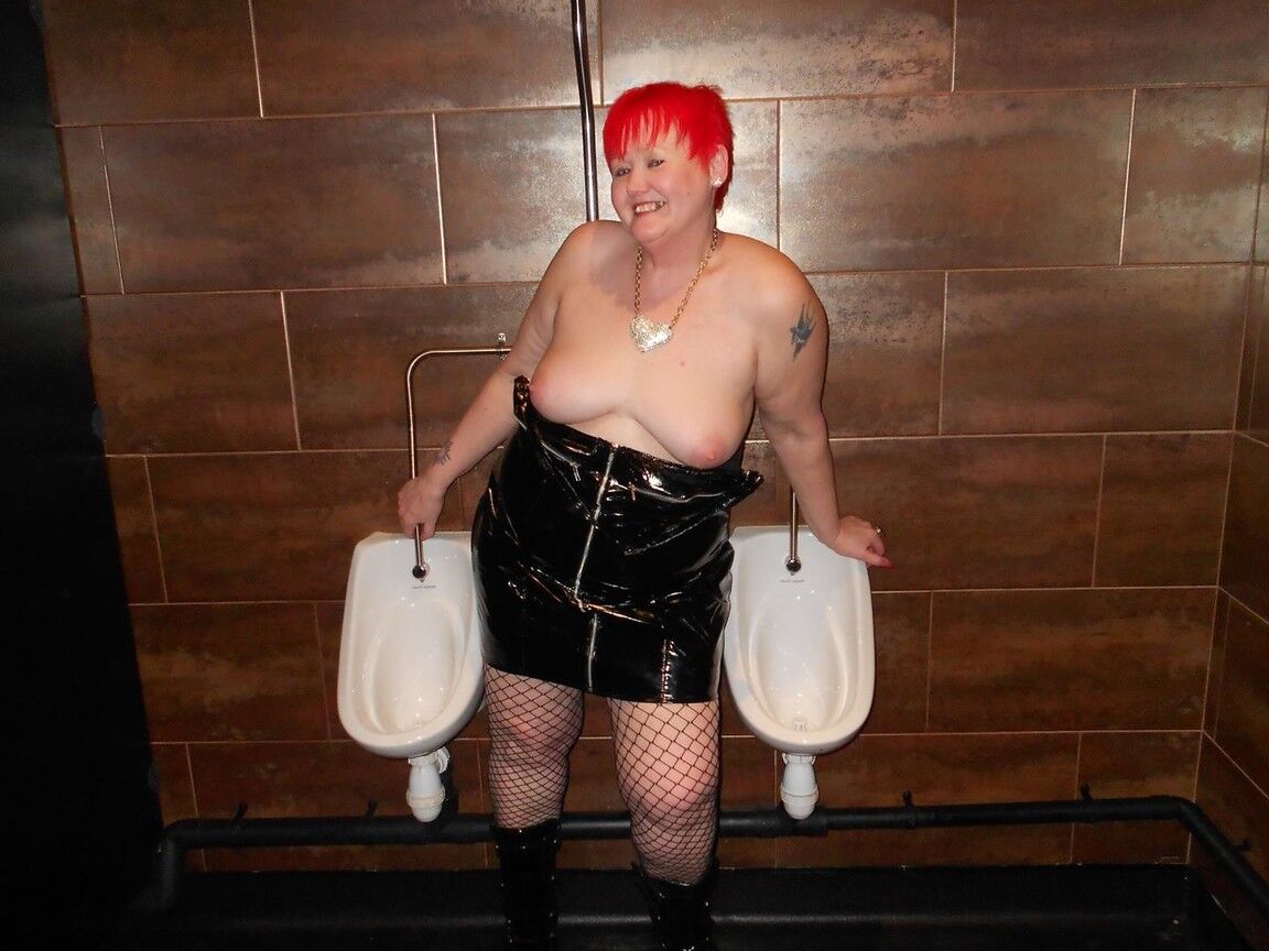 20P Aged redhead Valgasmic Exposed has her tits played with after being restrained