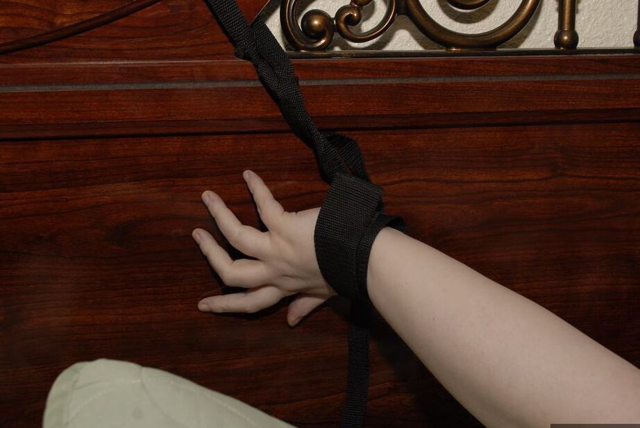 20P Redheaded BBW Inked Oracle is flogged and tortured while tied to a bed