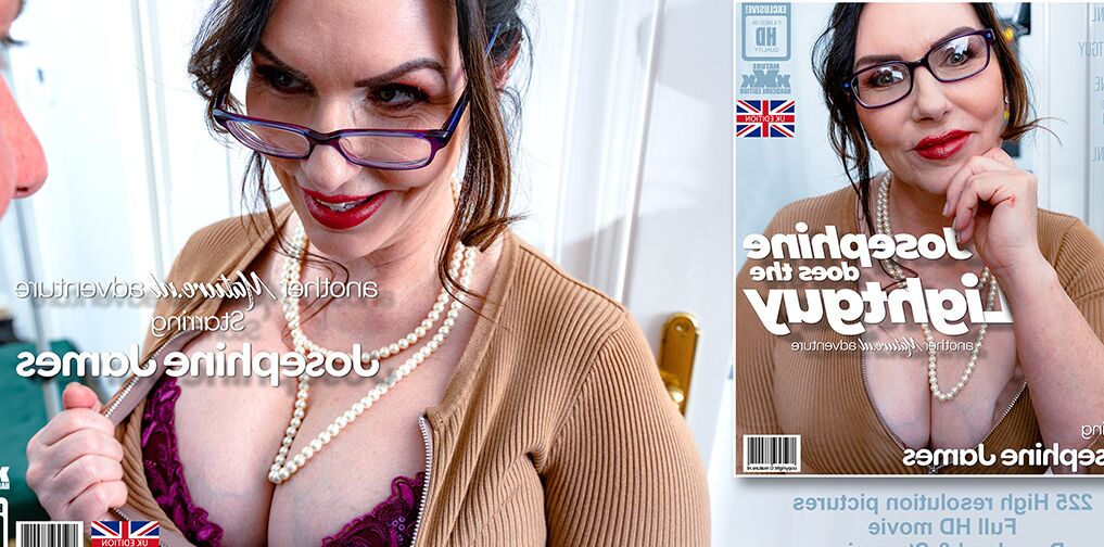 11P 映画セットのライトガイが巨乳熟女ジョセフィン・ジェームスを撮影
