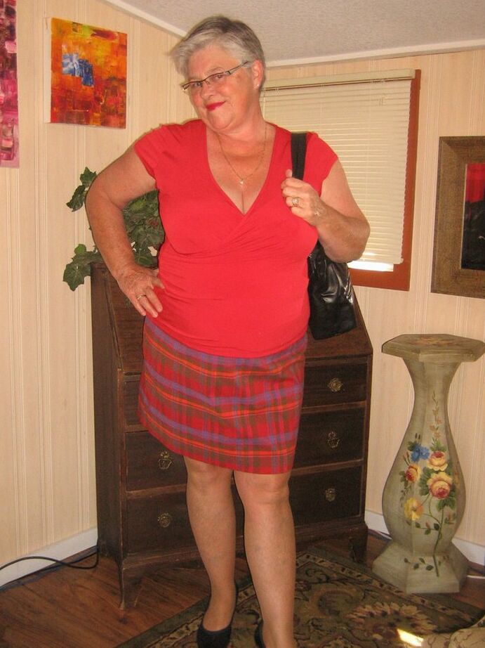 20P Old amateur Girdle Goddess plays with a sex toy while disrobing by herself
