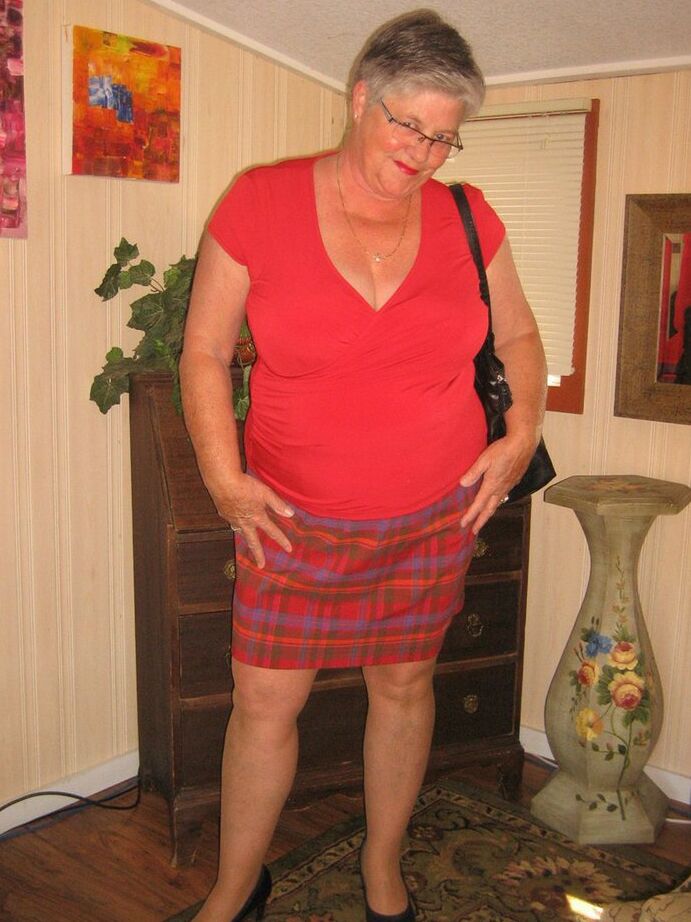 20P Old amateur Girdle Goddess plays with a sex toy while disrobing by herself