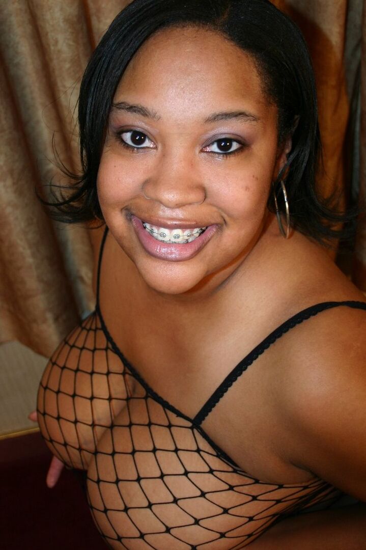 16P Real Black Fatties Meia-calça Ébano Gordo
