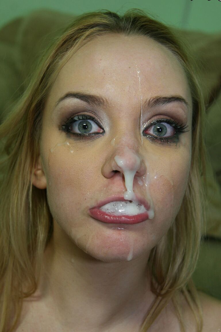 21P Brazen BBC lover Annette Schwartz gets drowned with cum in gangbang facial