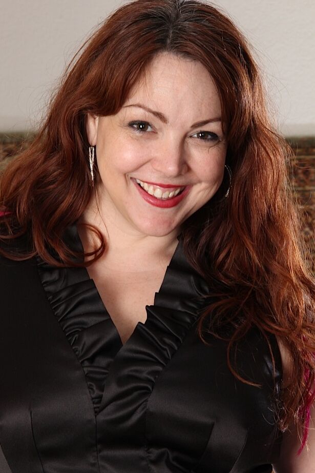 15P Mature BBW redhead Ember Rayne models in the nude for the first time