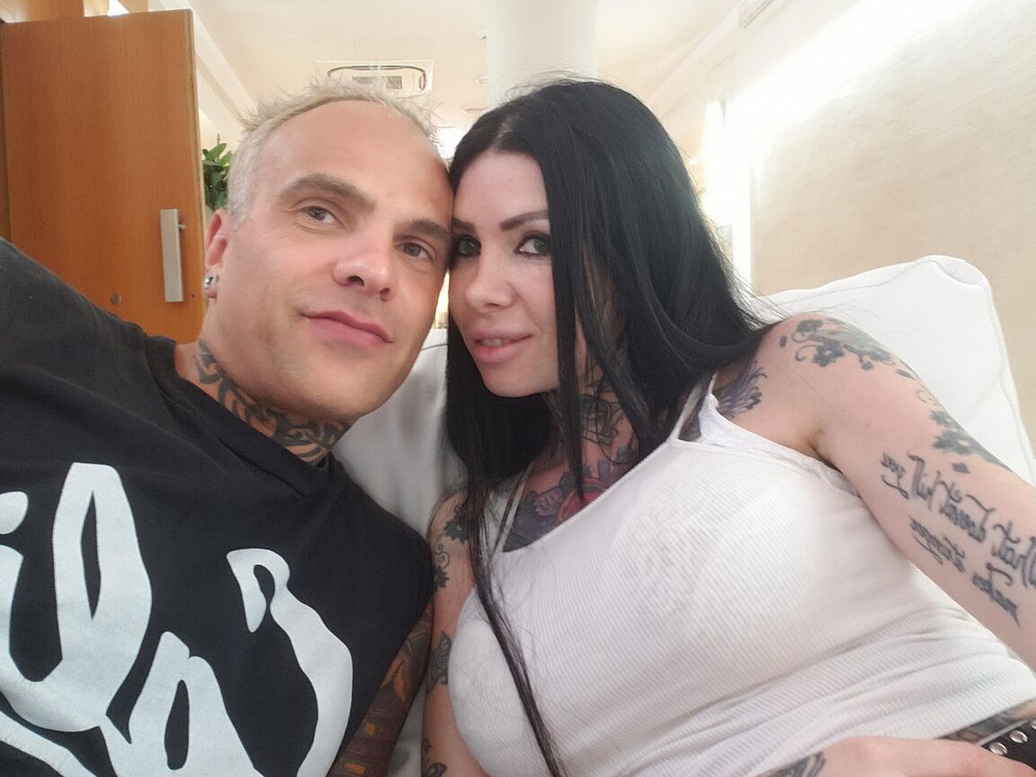 16P Tatted chick Megan Inky sports a creampie after close up sex with an inked man
