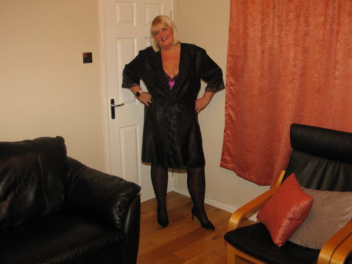 16P mayores rubia BBW Chrissy Uk modelos lencería