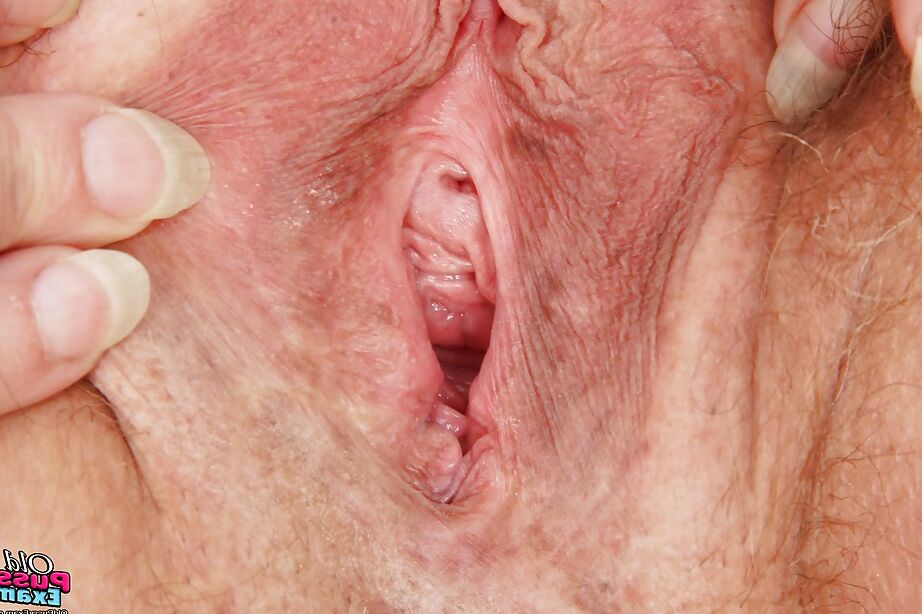 16P Chubby mature nurse in uniform showing and toying her hairy cunt