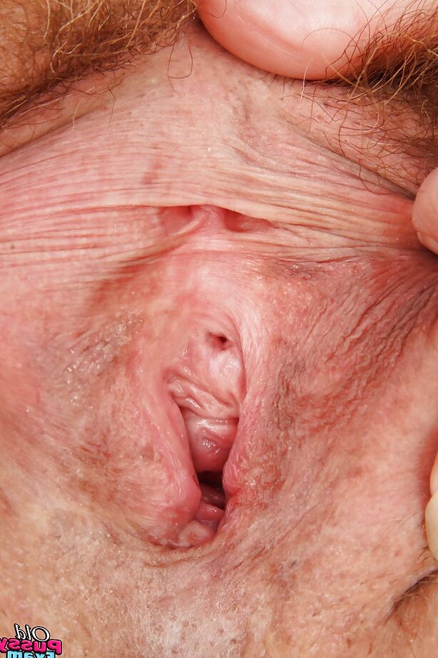 16P Chubby mature nurse in uniform showing and toying her hairy cunt