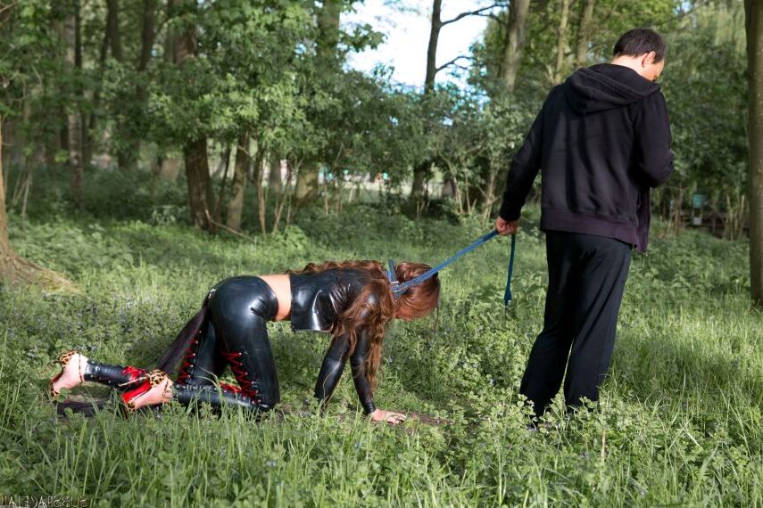 16P Skinny girl Julie Skyhigh cries and screams at hands of sadistic man