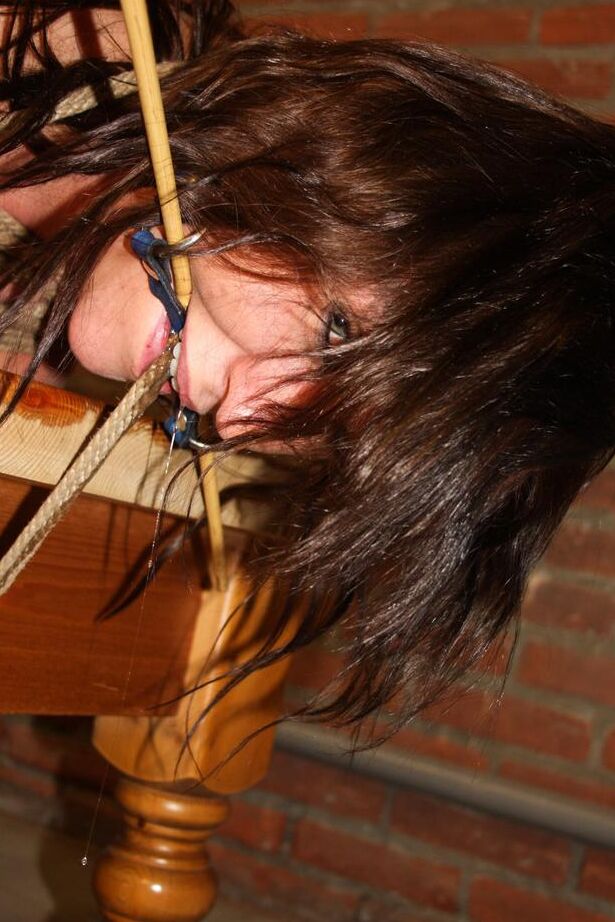 12P DD amazing BDSM domination while stranded in ropes and severely stimulated
