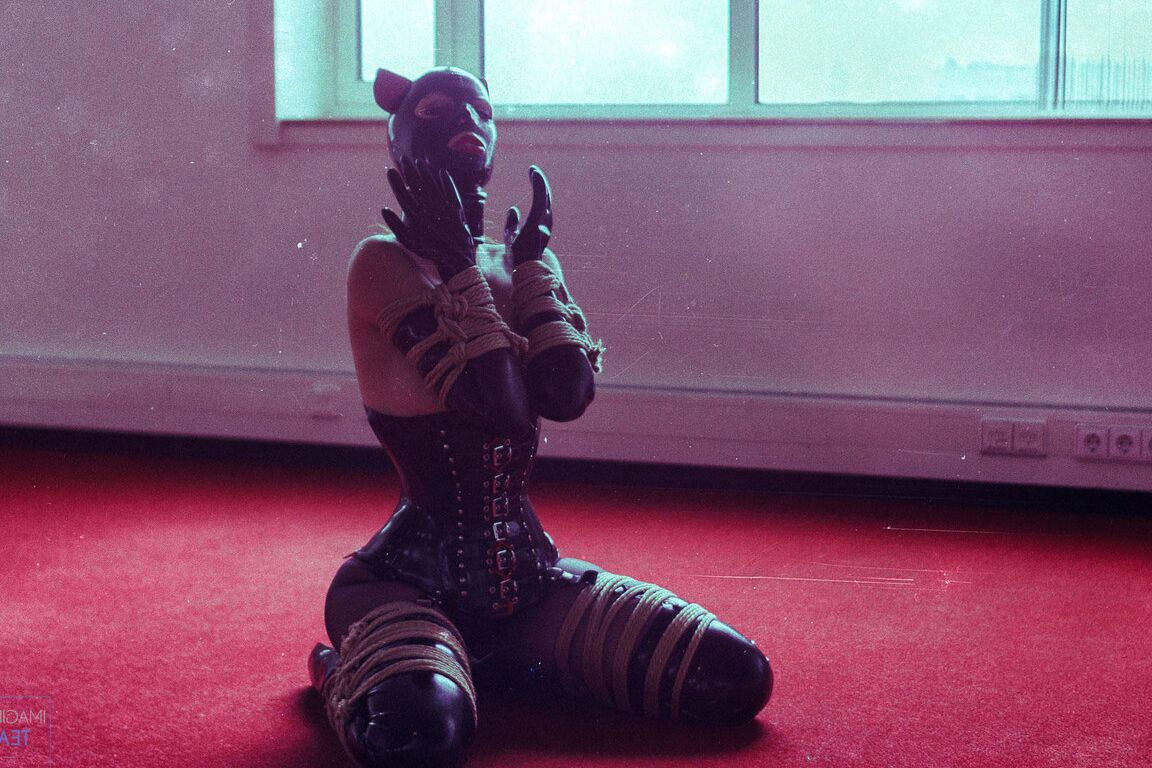 16P Club RopeMarks Gatito kinbaku de goma
