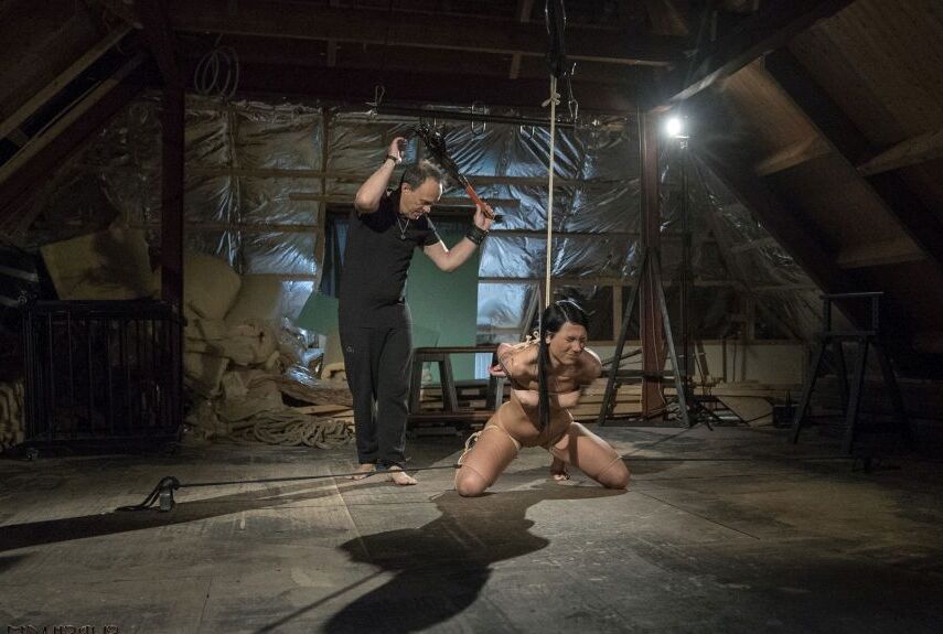 16P No slave left untamed, undisciplined Adelle Sabelle will have her first BDSM