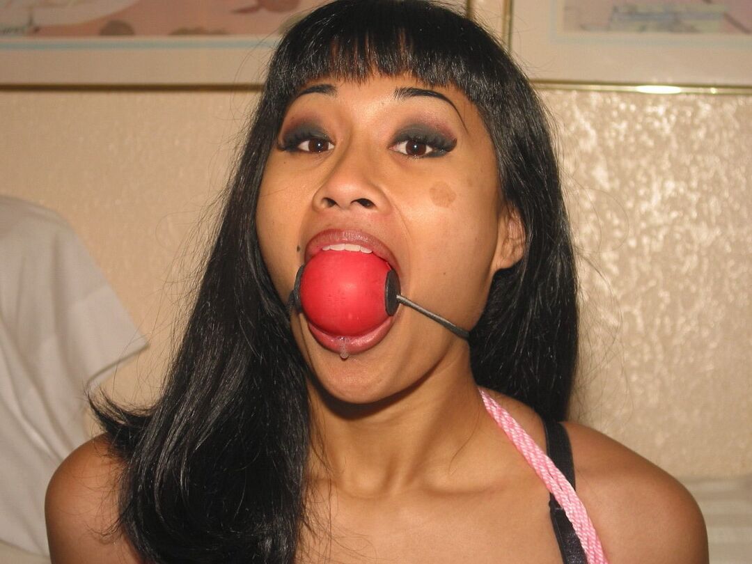 16P Bound Fetish Lily bound and gagged and drooling