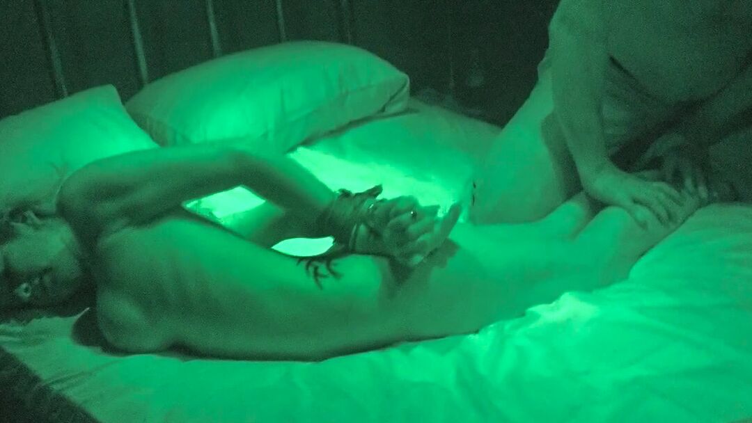 11P Kinky brunette Jade Marxxx gets tied up and fucked in the middle of the night