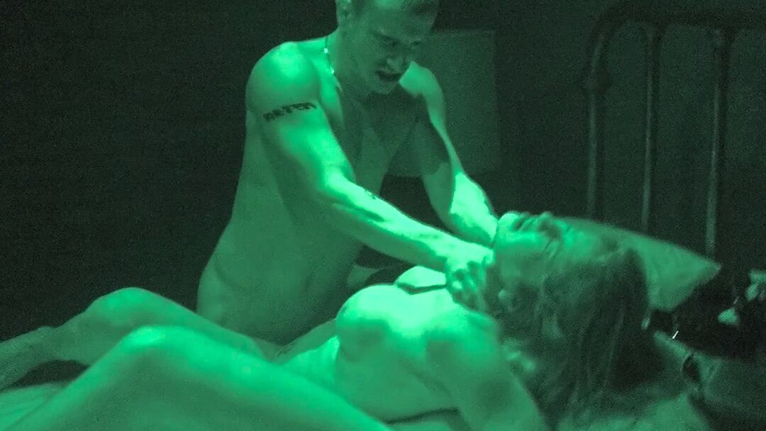 11P Kinky brunette Jade Marxxx gets tied up and fucked in the middle of the night