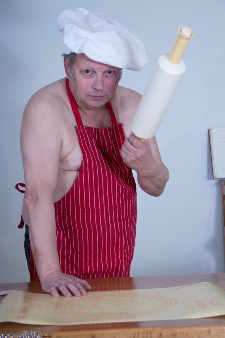 21P Blonde cutie Kiara Lord gets her twat stuffed by a fat cook on a table
