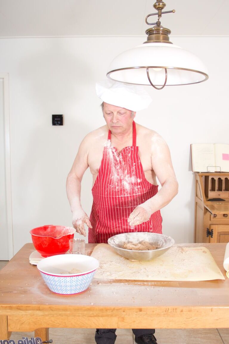 21P Blonde cutie Kiara Lord gets her twat stuffed by a fat cook on a table
