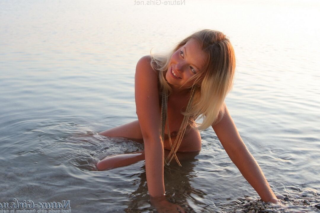 16P Nature Girls Babe Praia ao ar livre Loira