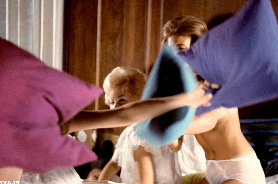 16P Collection of candid snaps from a Playmate house party back in the 60's