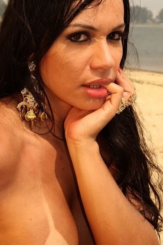 16P Lecherous latina lassie gets screwed hardcore on the beach