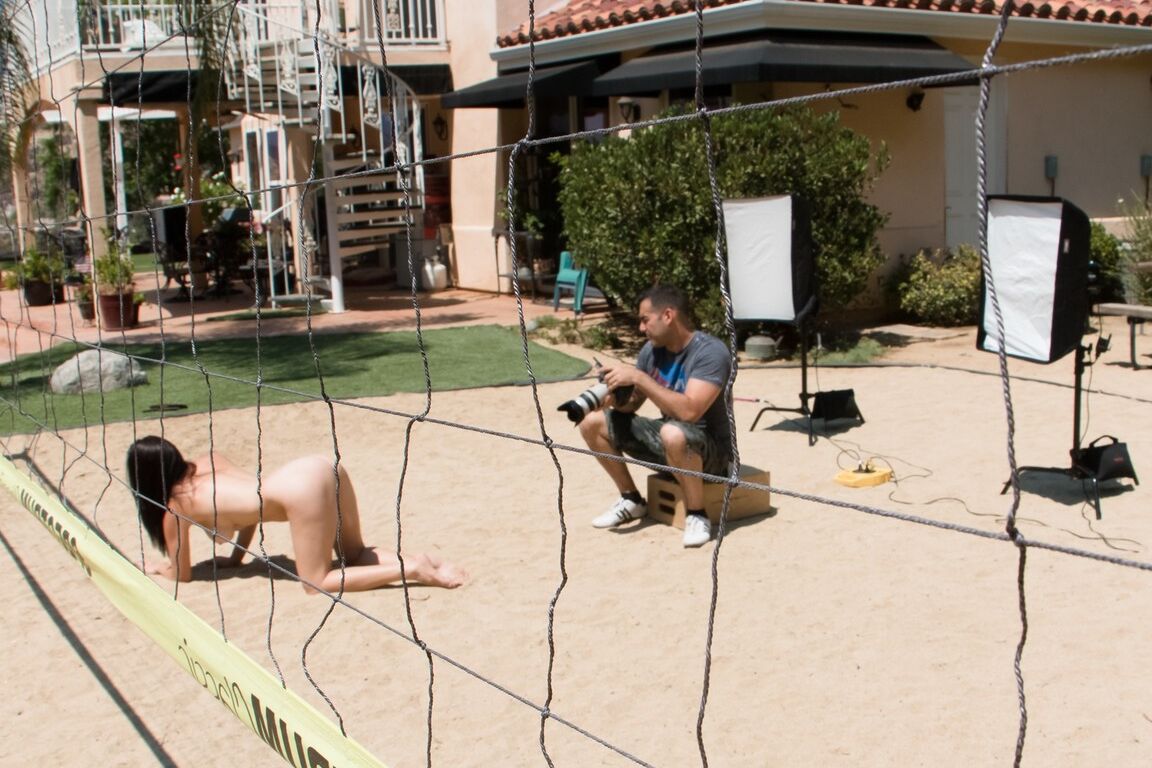 15P MILFs strip naked during volleyball game and on massage table