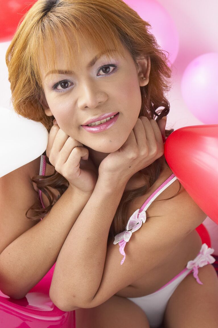 18P Redhead tranny MoMo takes her white panties off and reveals a nice dick