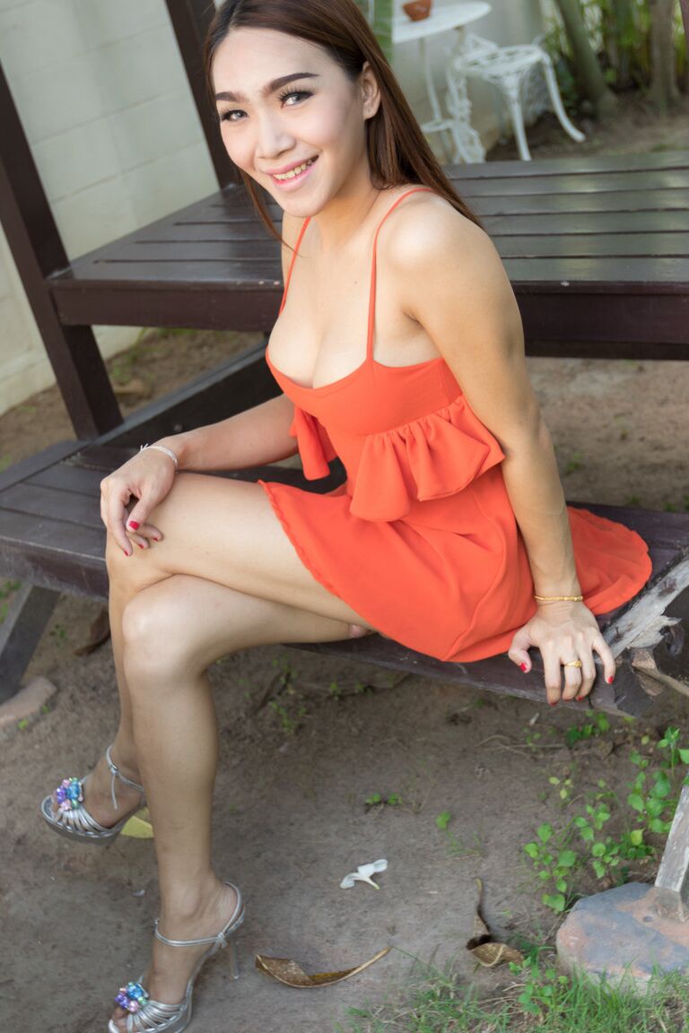 17P La increíble nena transgénero Emmy 2 mama una polla y abre el culo al aire libre