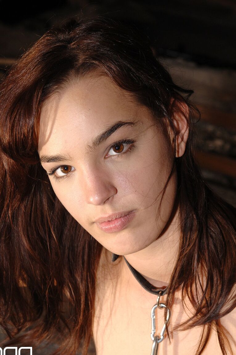 21P Brunette girl Naomi gets chained and fucked in an abandoned attic