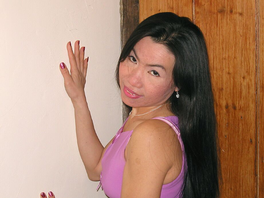16P Lecherous asian MILF with shaggy twat undressing and exposing her goods