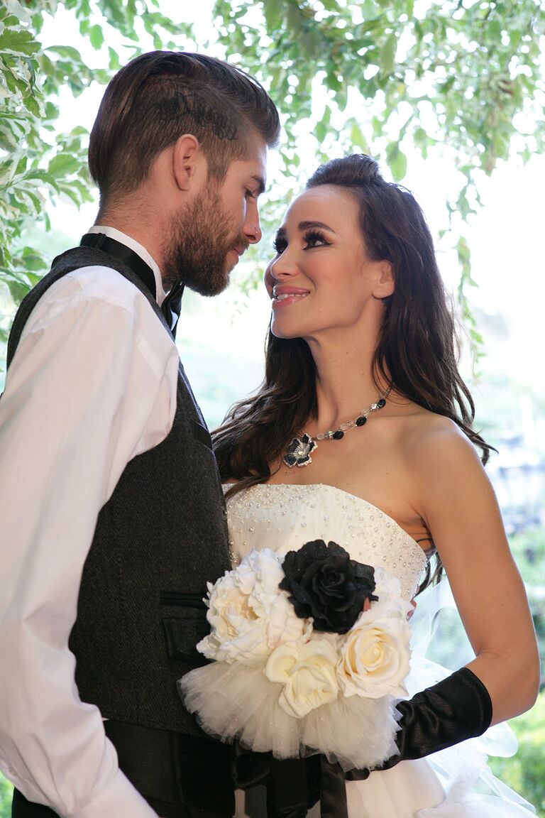 20P Braut mit riesigen Brüsten Sandee Westgate reitet Schwanz in der ersten Hochzeitsnacht