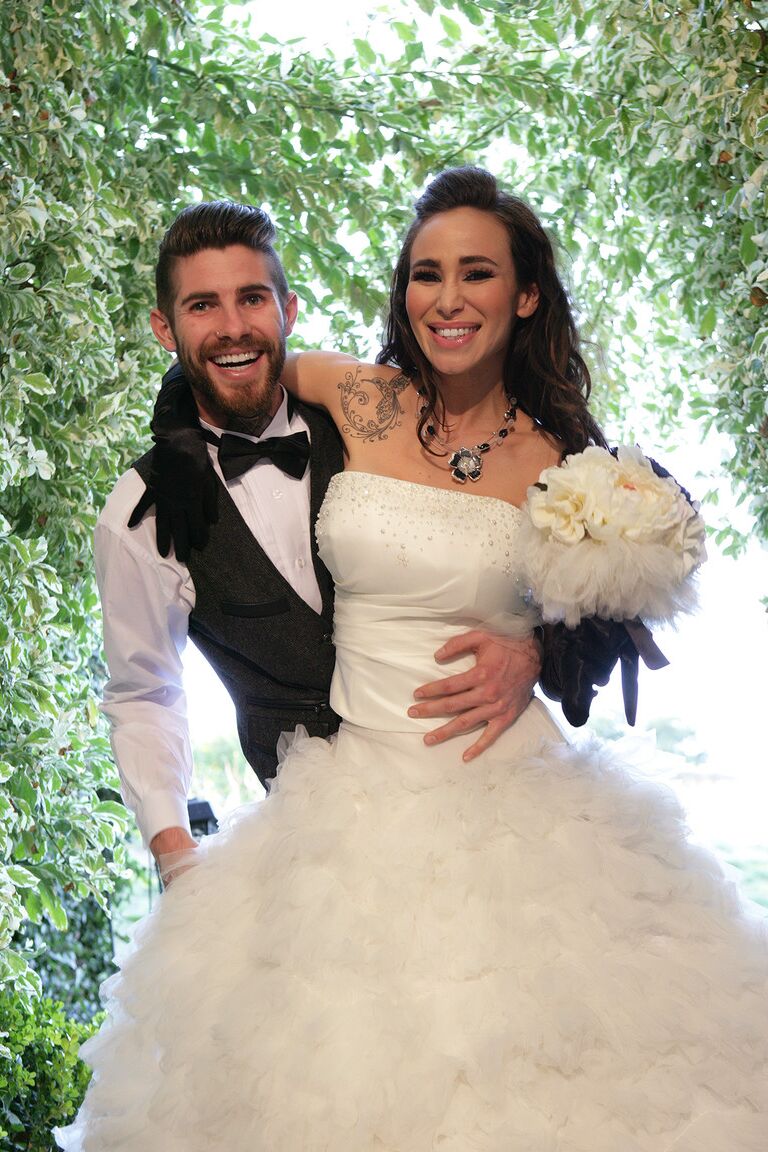 20P Braut mit riesigen Brüsten Sandee Westgate reitet Schwanz in der ersten Hochzeitsnacht