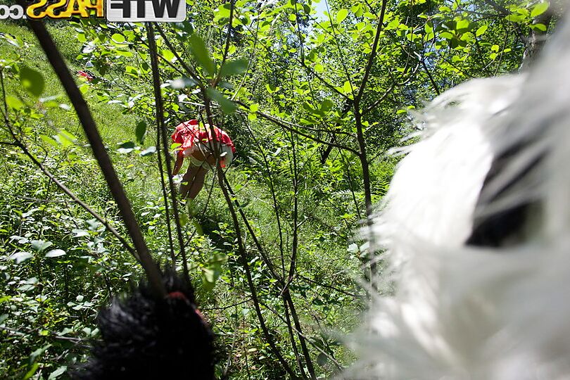 16P A adolescente Madelyn é transada por um panda em traje de Chapeuzinho Vermelho