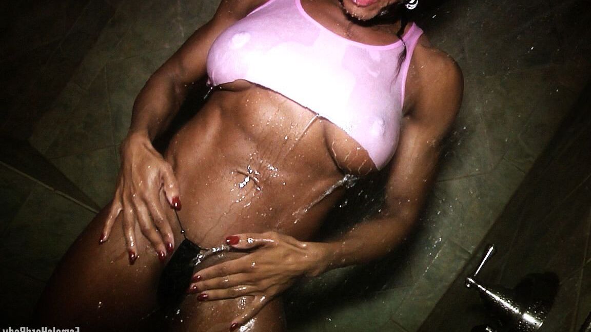 15P Feminino Corpo Duro Alexis Ellis Fisiculturista MILF Molhado