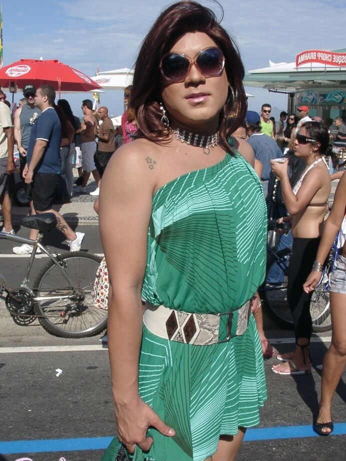 12P Transen aus Rio, der Gay Parade 2008 in Janeiro