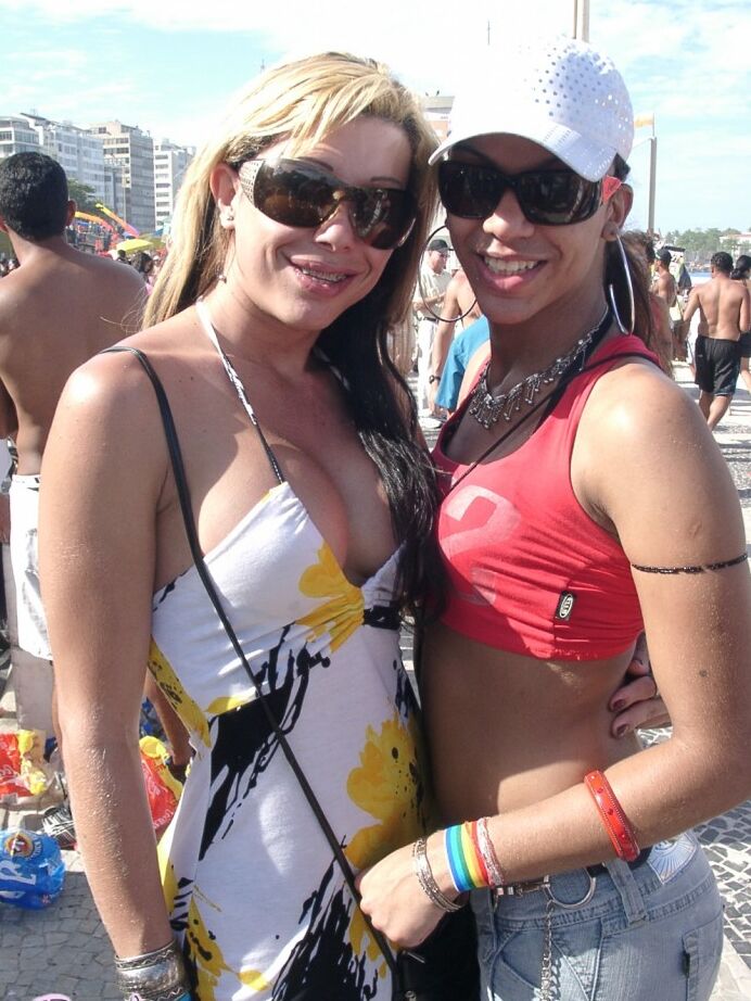 12P Transen aus Rio, der Gay Parade 2008 in Janeiro