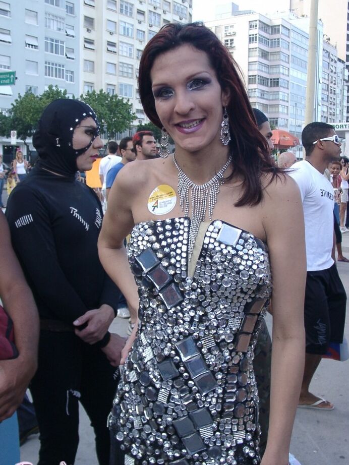 12P Transen aus Rio, der Gay Parade 2008 in Janeiro