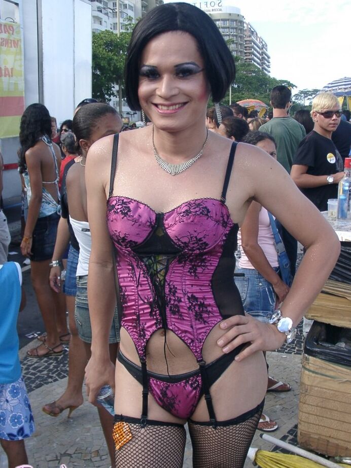 12P Transen aus Rio, der Gay Parade 2008 in Janeiro