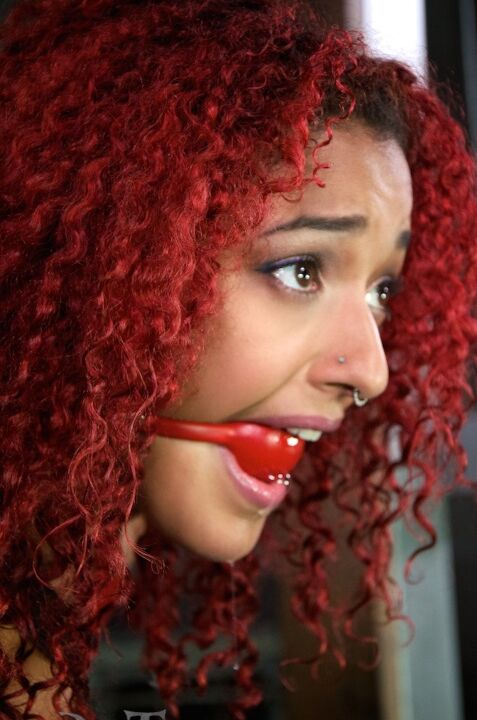 15P Ebony sex slave Daisy Ducati is masturbated until she unleashes spray of piss