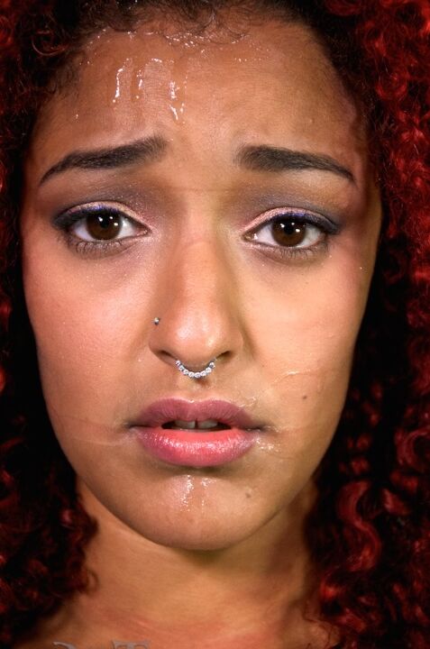 15P Ebony sex slave Daisy Ducati is masturbated until she unleashes spray of piss