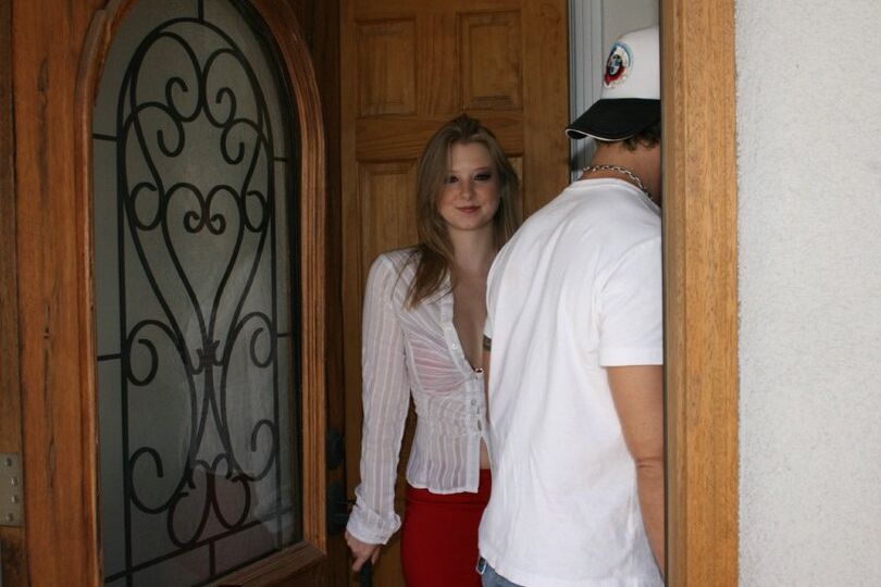 16P Tempting babe Sunny Lane riding a thick cock and swallowing sperm