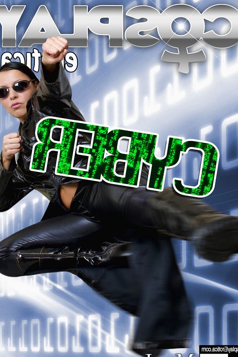 12P Cosplay Erótica MeaLee Cyber ​​Girl cosplay desnuda
