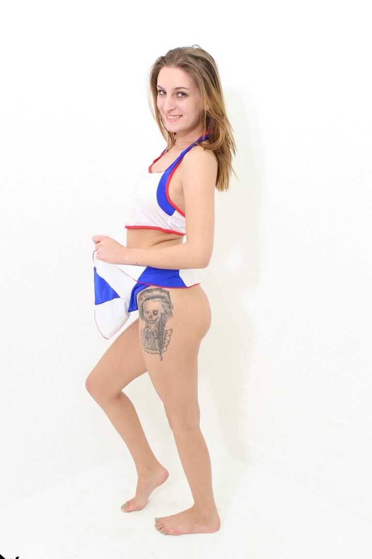 20P Vivid Maci Winslett Pornstar Cheerleader Babe Skinny