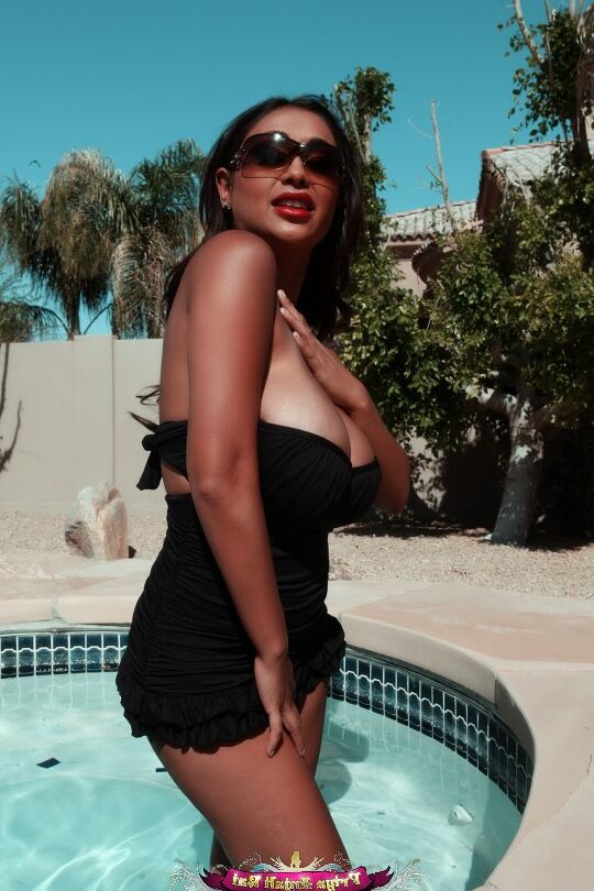 15P It is so hot in Arizona and Priya Rai make it even hotter as she splashes