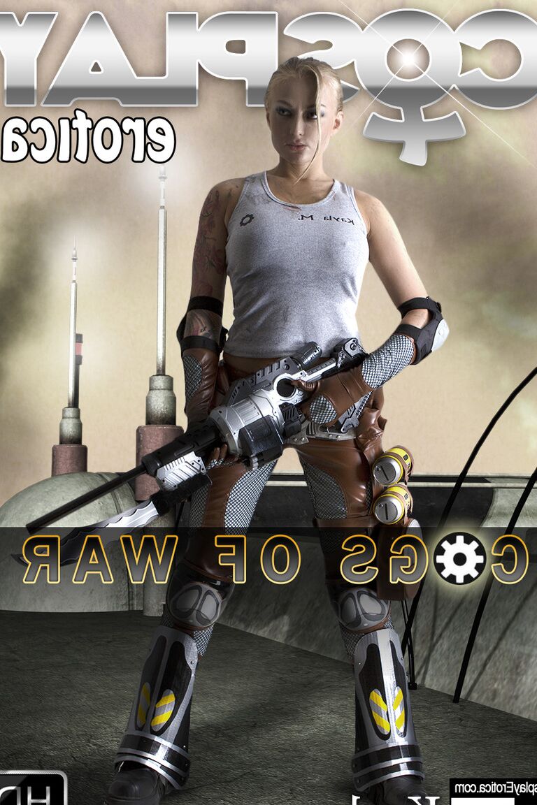 12P Anya Stroud Gears of War nacktes Cosplay
