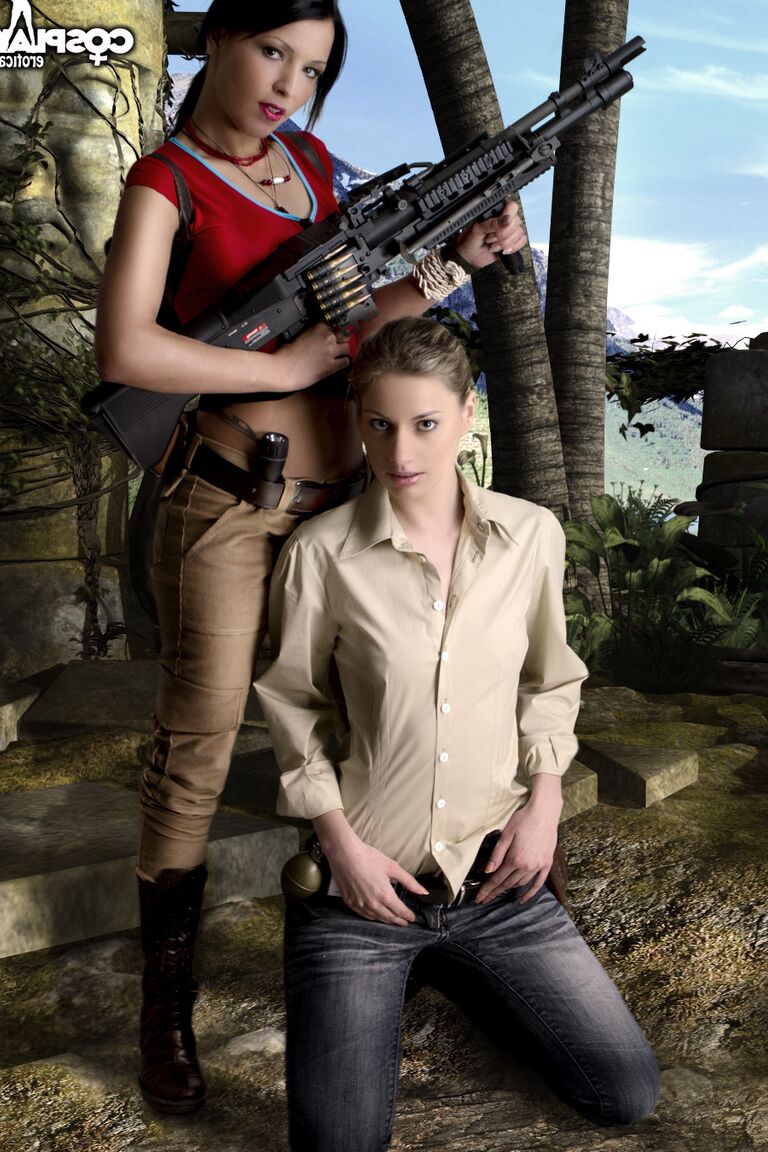12P Elena, Chloe Frazer Uncharted cosplay desnuda