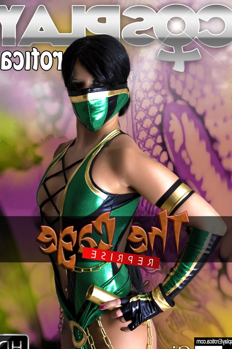 12P Cosplay Erótica Jade Mortal Kombat cosplay nu
