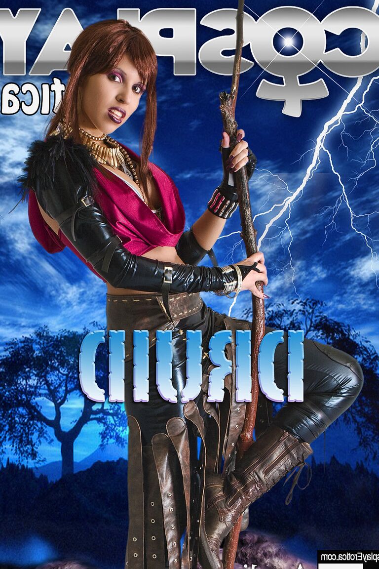 12P Cosplay Erótica Morrigan Dragon Age cosplay nu