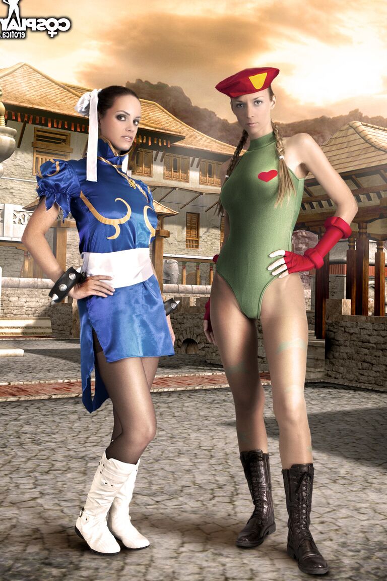 12P Cammy, cosplay nu Chun Li Street Fighter