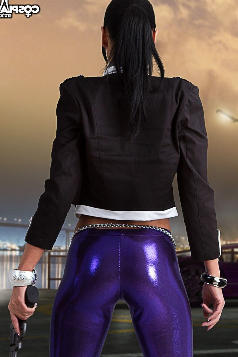 12P Cosplay Erótica Shaundi Saints Row 2 cosplay desnuda